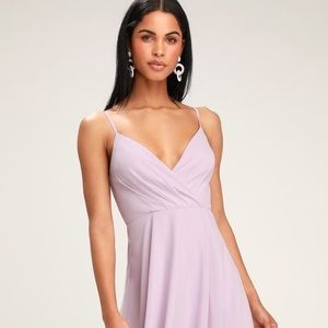 Lulu’s Lavender Midi Dress